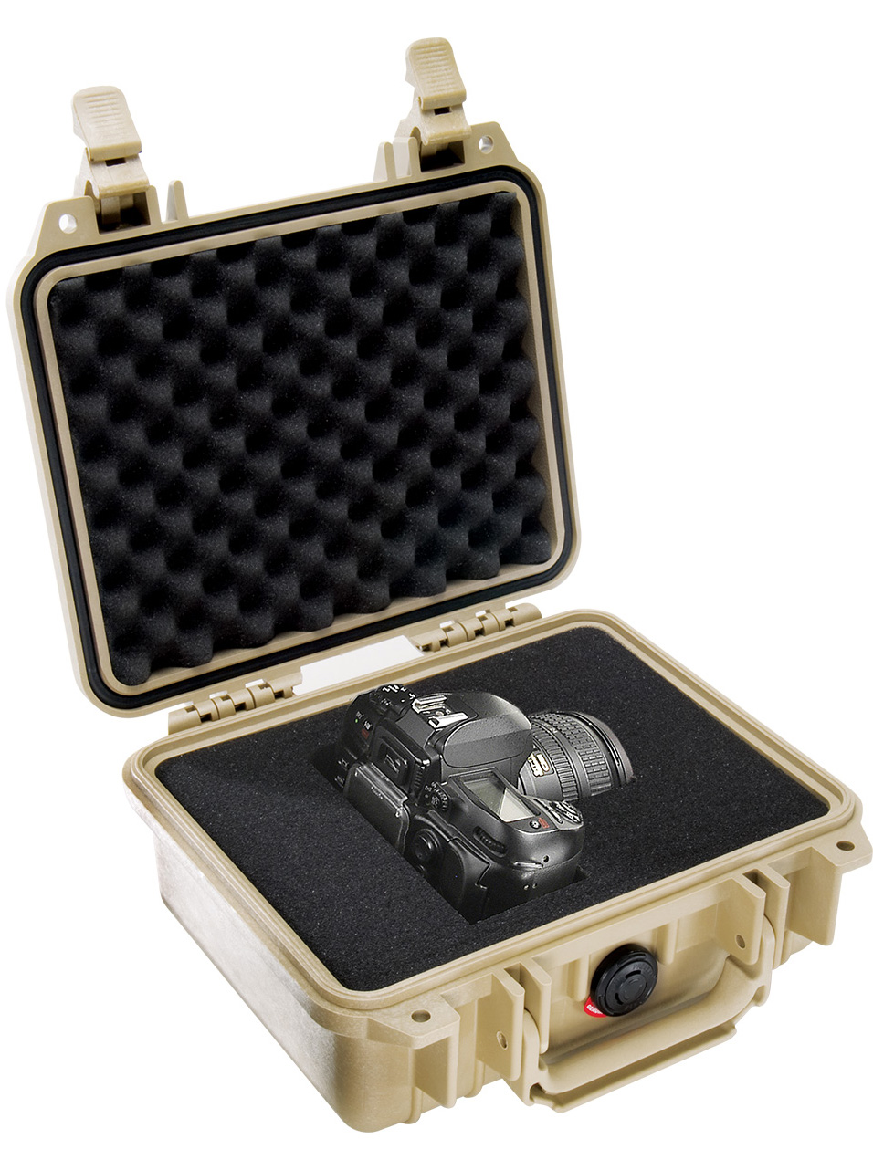Защитный миникейс Pelican 1200 для фотокамер - песочный цвет