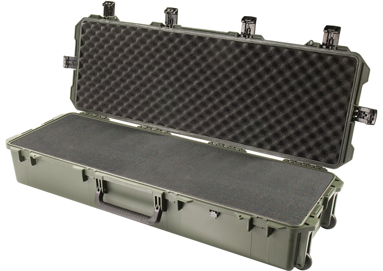Оружейный кейс im3220 Pelican-Storm - зеленый с поропластом