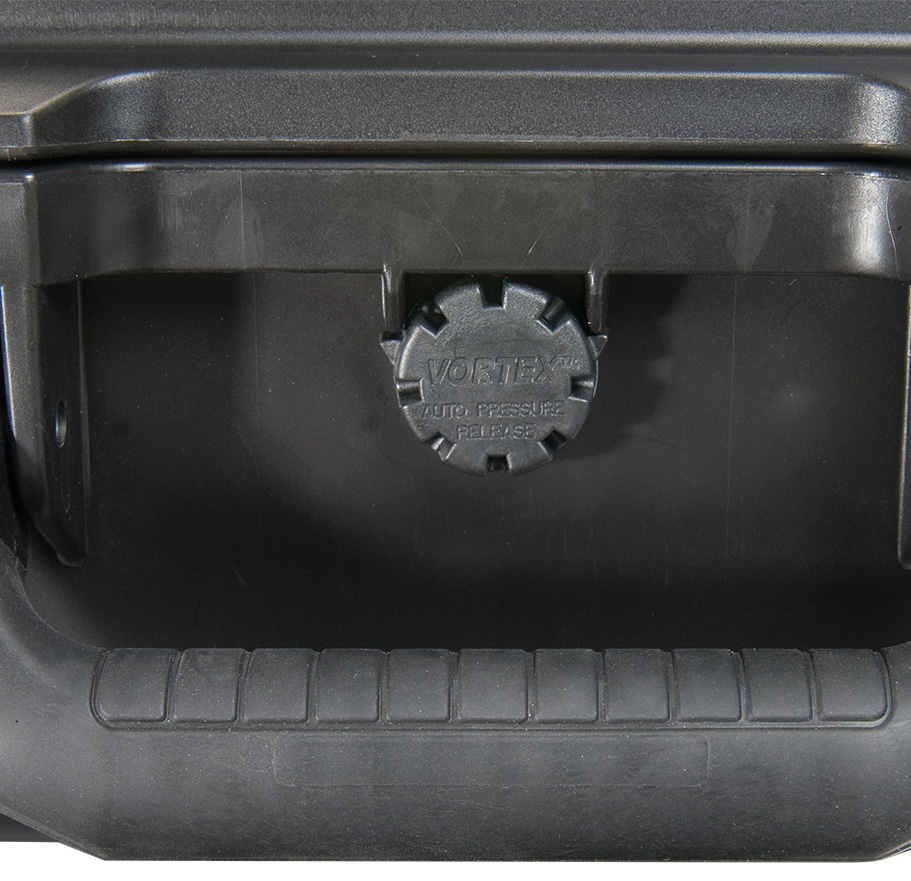 Атмосферный клапан сброса давления Vortex для полной водо- и пыленепроницаемости - кейсы Pelican